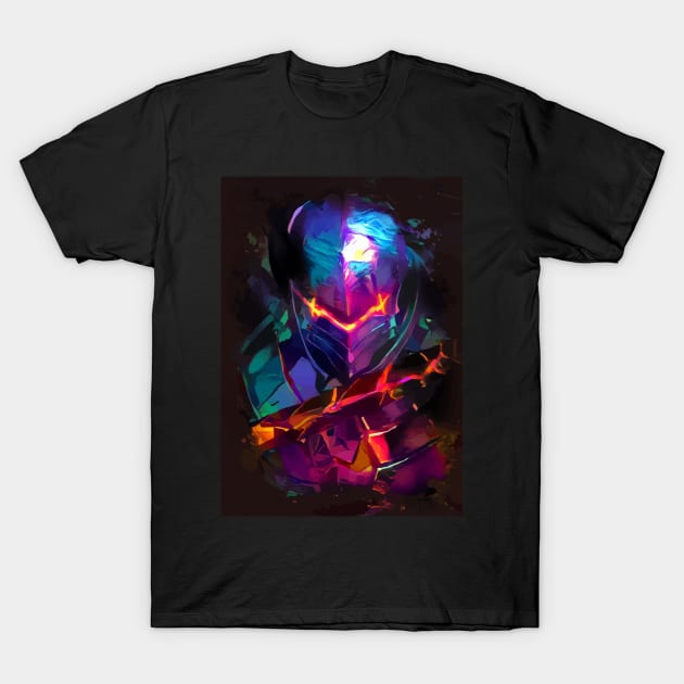 Neon Berserker T-Shirt by hustlart